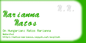 marianna matos business card